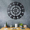 Bystag Metal decorative Wall clock stone-Bystag Büyük saat - Bystag Metal dekoratif Duvar Saati dümen -Bystag Big Clock